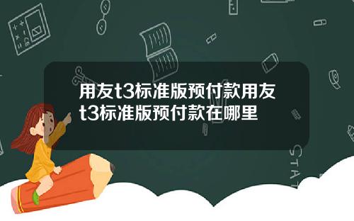 用友t3标准版预付款用友t3标准版预付款在哪里