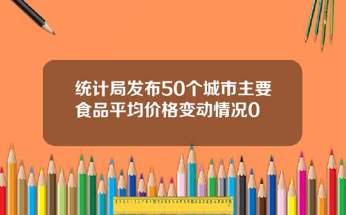 统计局发布50个城市主要食品平均价格变动情况0