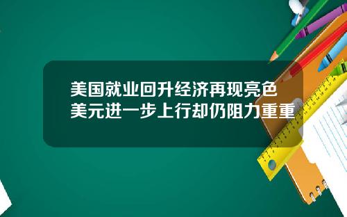 美国就业回升经济再现亮色美元进一步上行却仍阻力重重